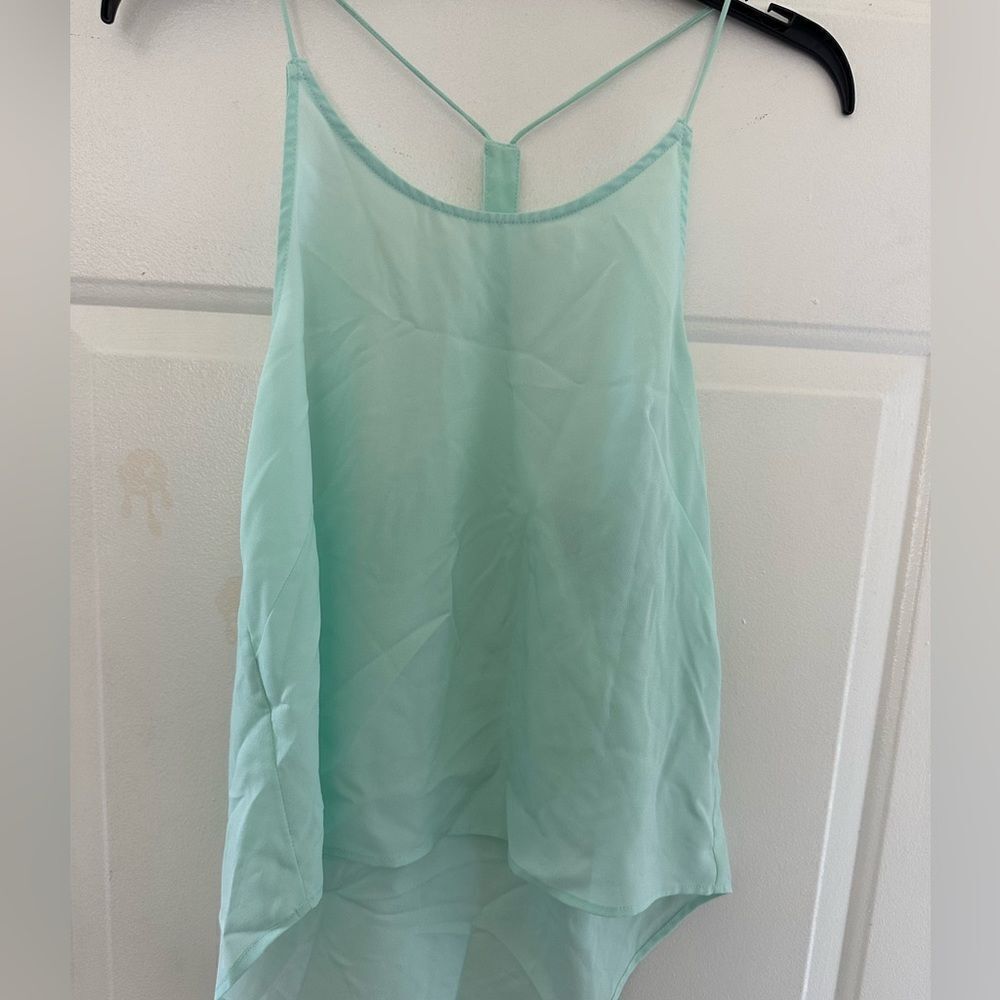 H&M mint green tank cami